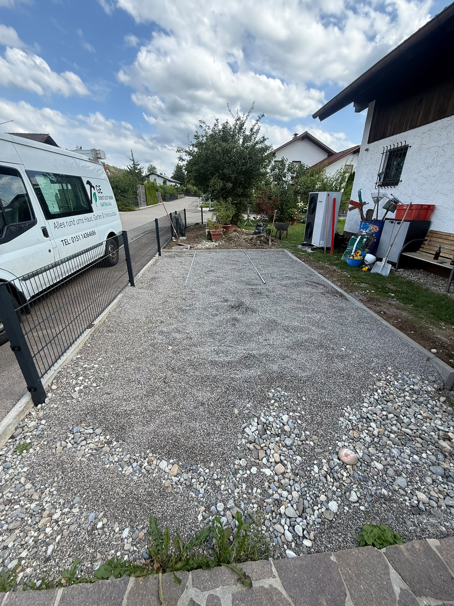 Terrassenbau — Vorher